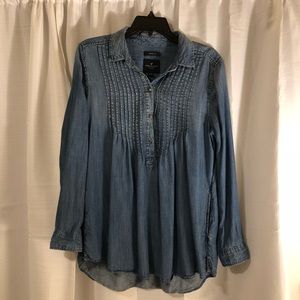 Dressy Denim Blouse